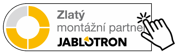 Zlatý montážní partner Jablotron - klikněte zde pro ověření